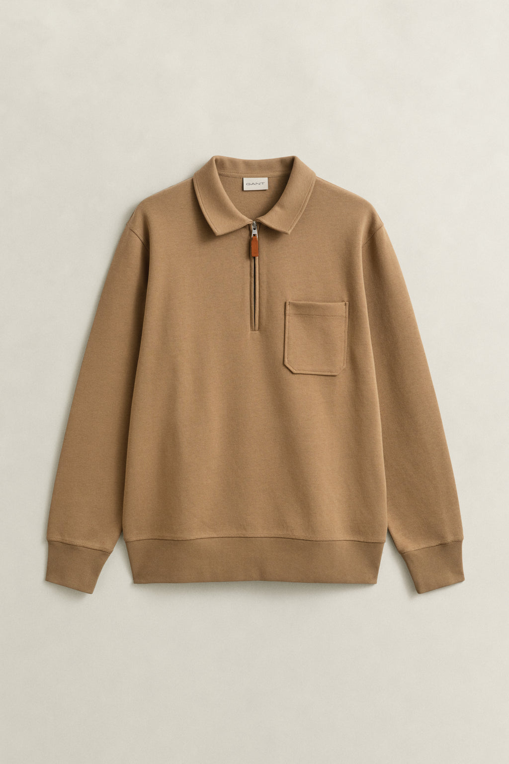 WARM KHAKI, PONTE DI ROMA HALFZIP BY GANT AU.