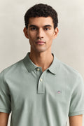 CERAMIC GREY, Classic Regular Polo Shirt, CLOSE-UP BY GANT AU.