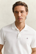 WHITE, Classic Regular Polo Shirt, CLOSE-UP BY GANT AU.