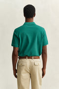 BOTANICAL HUE, Classic Regular Polo Shirt, BACK-VIEW BY GANT AU.