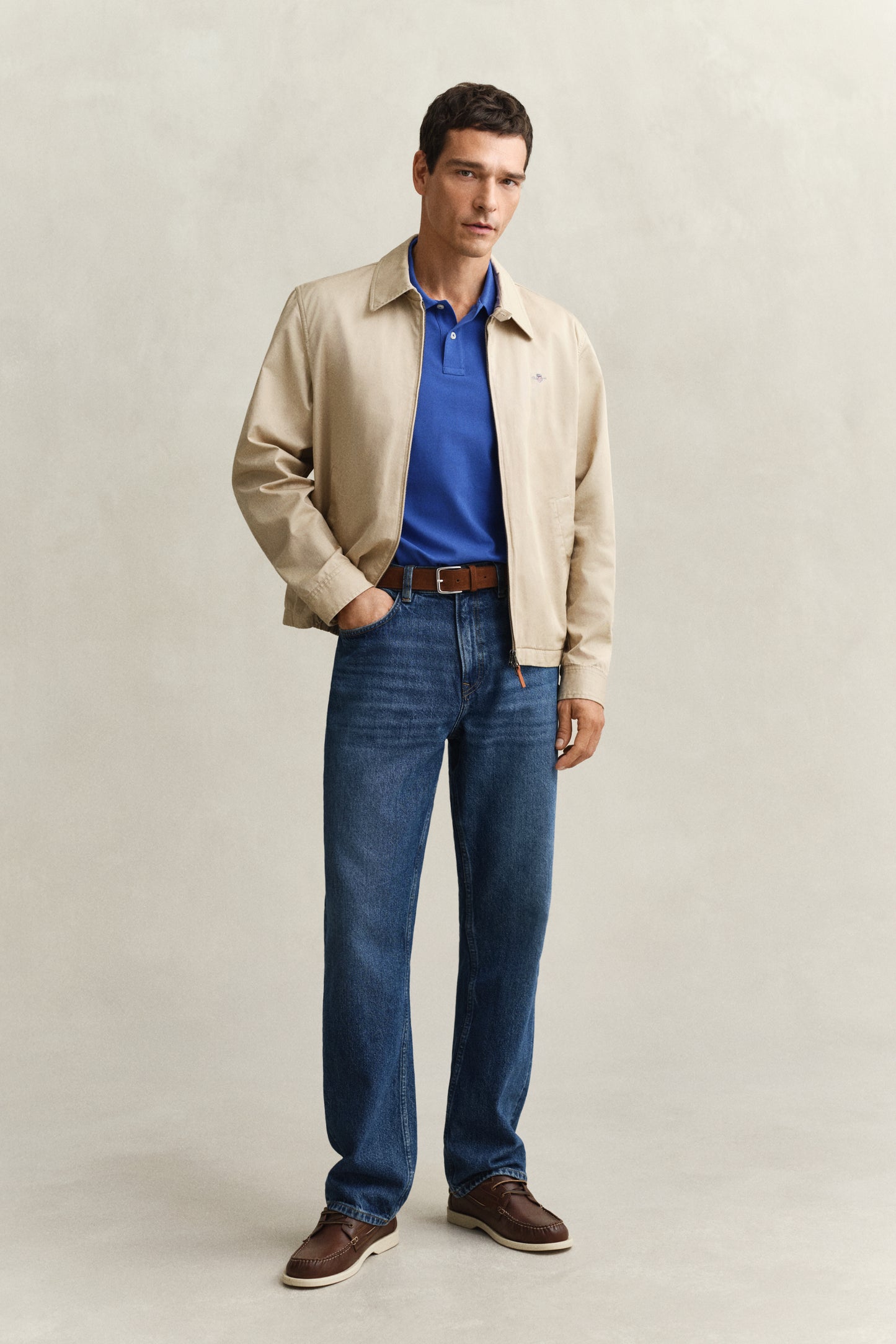 ROYAL BLUE, REG SHIELD SS PIQUE POLO BY GANT AU.