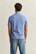 FADED DENIM, Classic Regular Polo Shirt, BACK-VIEW BY GANT AU.