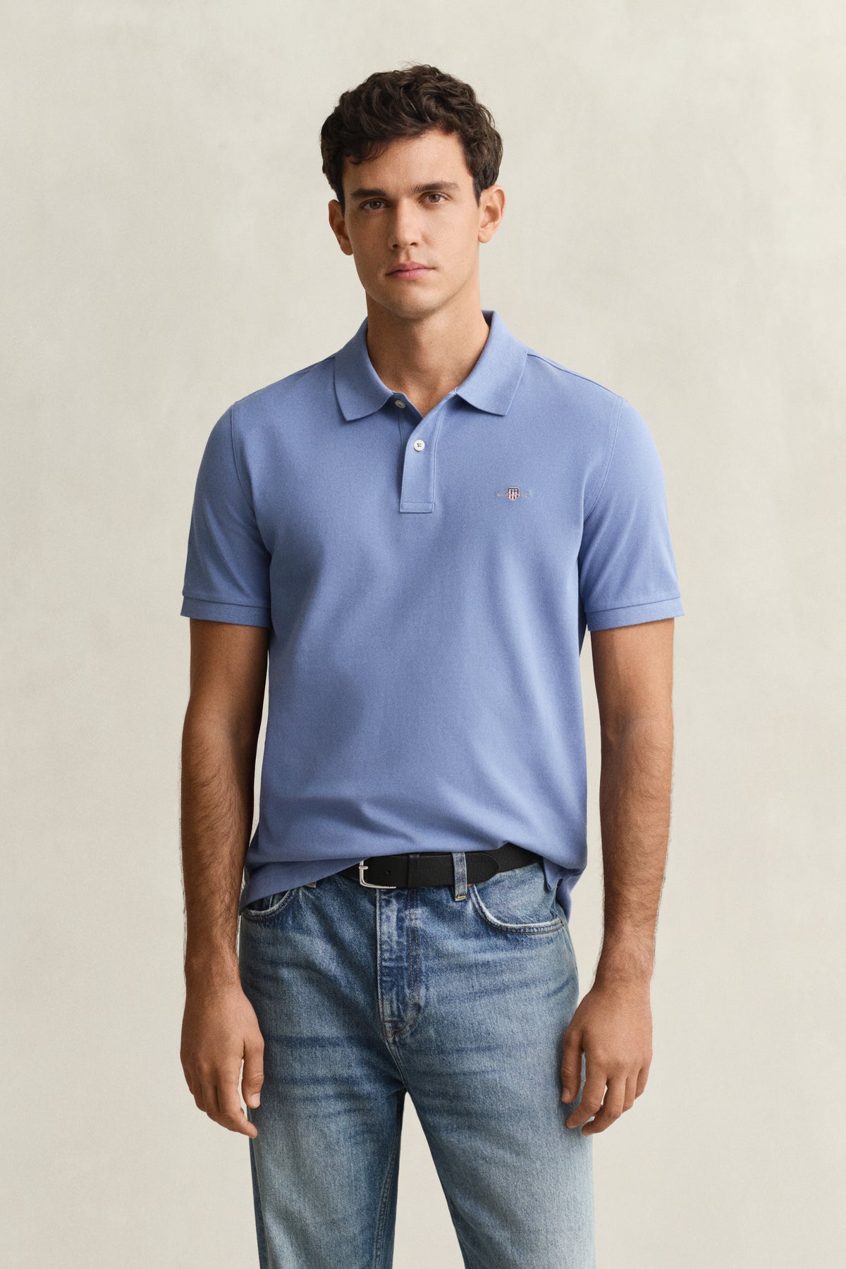 FADED DENIM, Classic Regular Polo Shirt BY GANT AU.