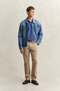VINTAGE BLUE, Classic Regular Polo Shirt BY GANT AU.