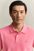 ROSE PINK, Classic Regular Polo Shirt, CLOSE-UP BY GANT AU.