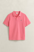 ROSE PINK, Classic Regular Polo Shirt, FLAT-LAY BY GANT AU.