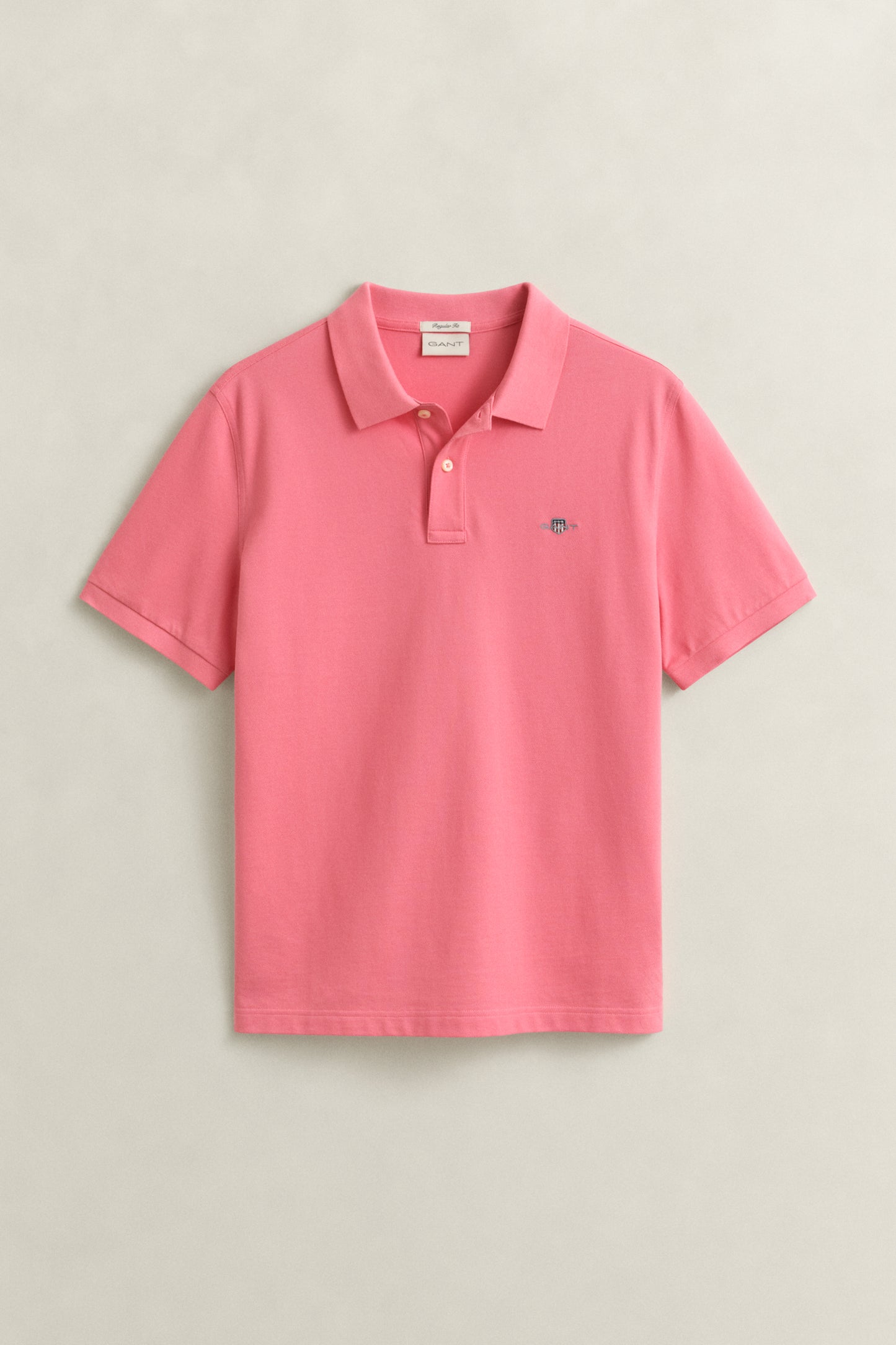 ROSE PINK, Classic Regular Polo Shirt, FLAT-LAY BY GANT AU.