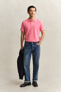 ROSE PINK, Classic Regular Polo Shirt BY GANT AU.