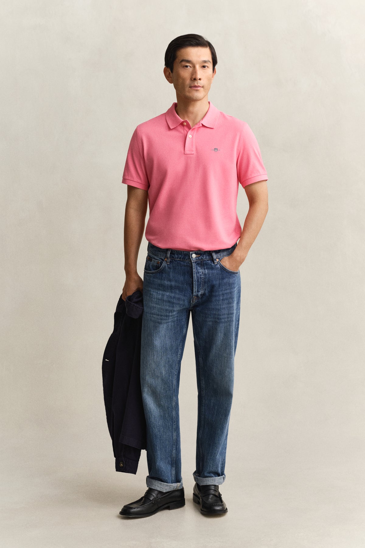 ROSE PINK, Classic Regular Polo Shirt BY GANT AU.