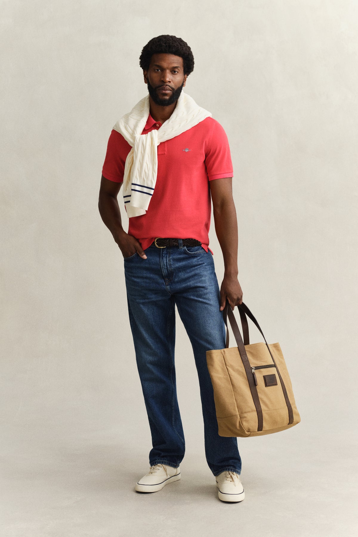 ROSE RED, Classic Regular Polo Shirt BY GANT AU.