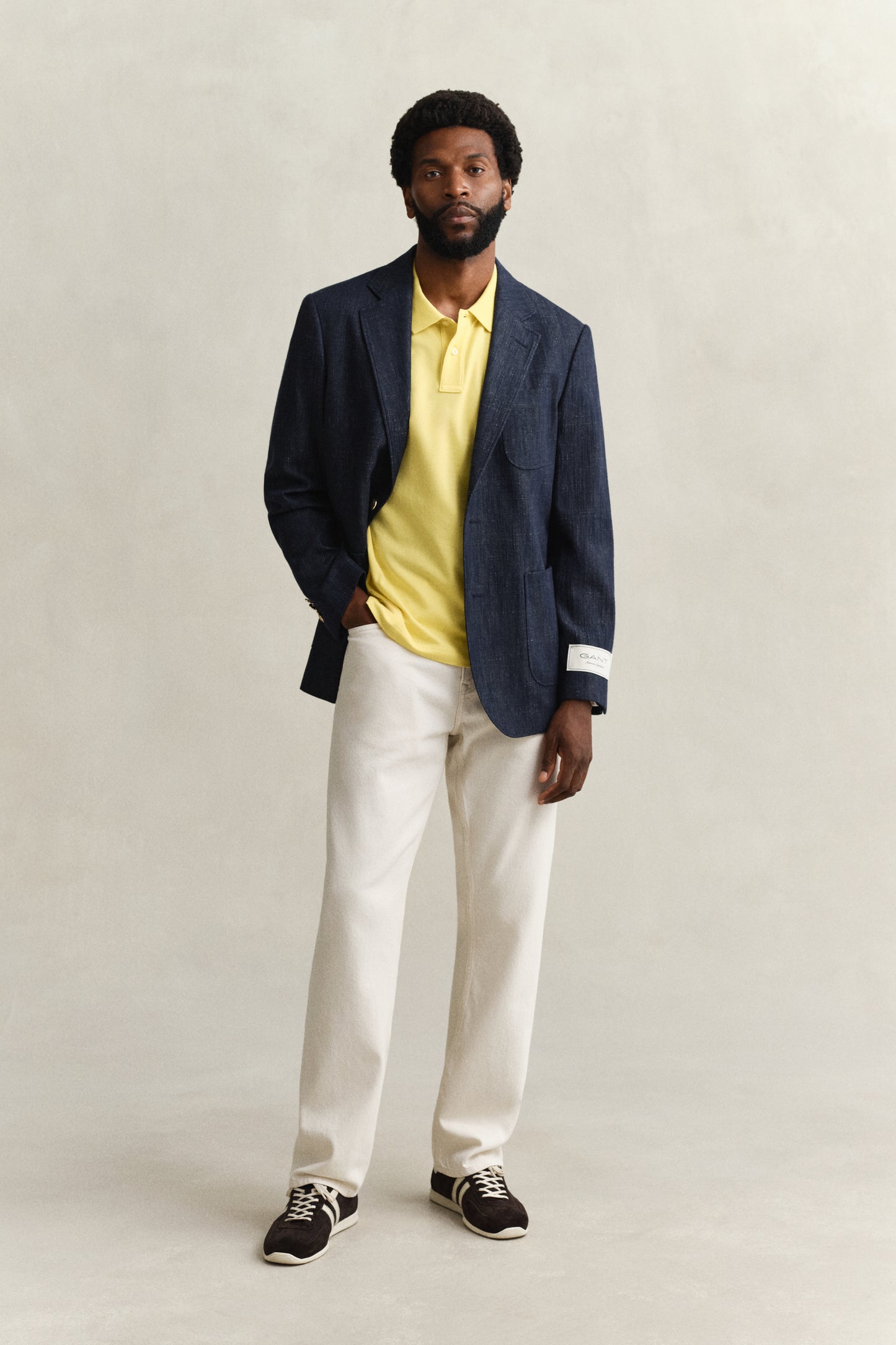 BANANA YELLOW, Classic Regular Polo Shirt BY GANT AU.