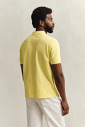 BANANA YELLOW, Classic Regular Polo Shirt, BACK-VIEW BY GANT AU.