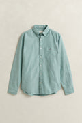 BOTANICAL HUE, REG CLASSIC OXFORD SHIRT, FLAT-LAY BY GANT AU.