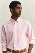 WASHED PINK, REG CLASSIC OXFORD SHIRT, CLOSE-UP BY GANT AU.