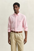 WASHED PINK, REG CLASSIC OXFORD SHIRT, FRONT-VIEW BY GANT AU.
