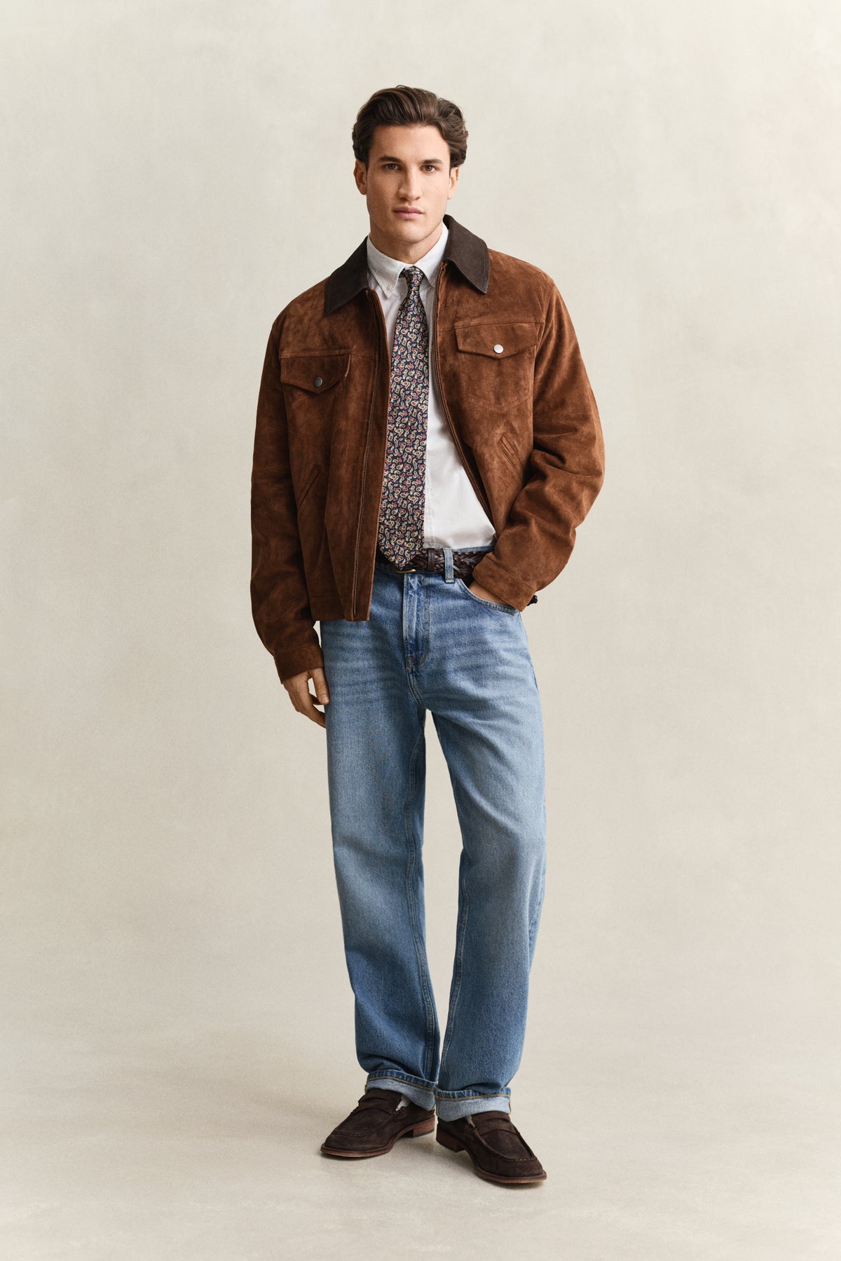 WHITE, REG PINPOINT OXFORD SHIRT BY GANT AU.