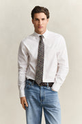 WHITE, REG PINPOINT OXFORD SHIRT, FRONT-VIEW BY GANT AU.
