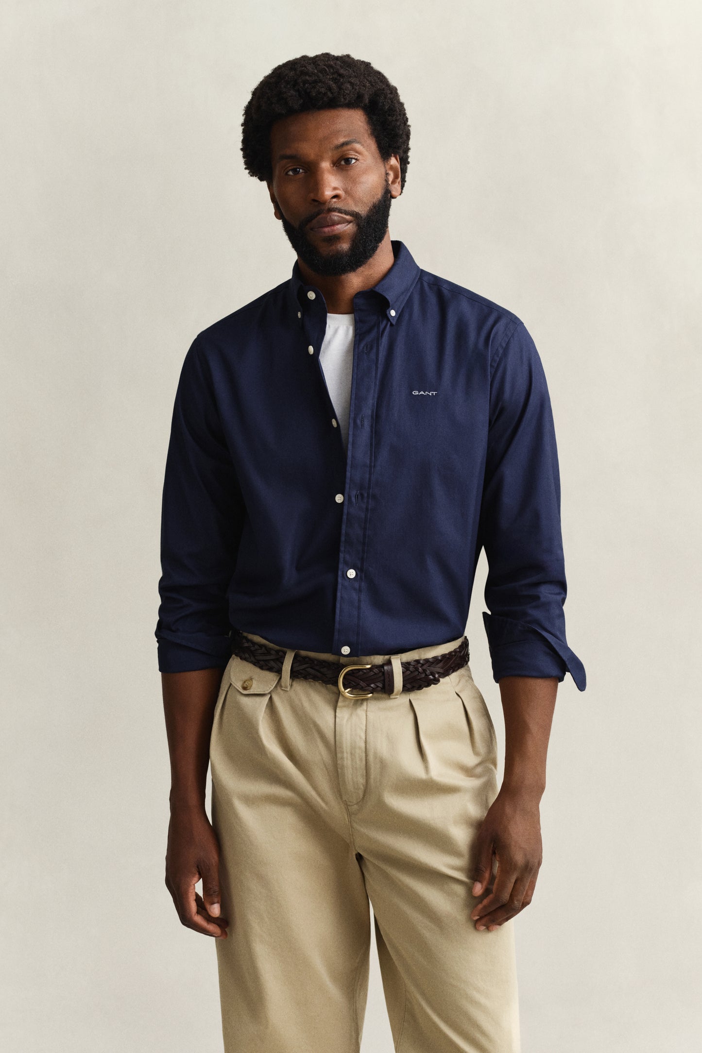 MARINE, REG PINPOINT OXFORD SHIRT BY GANT AU.