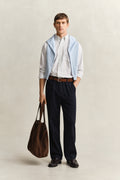 WHITE, REG CLASSIC OXFORD STRIPE SHIRT BY GANT AU.