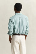 BOTANICAL HUE, REG CLASSIC OXFORD STRIPE SHIRT, BACK-VIEW BY GANT AU.