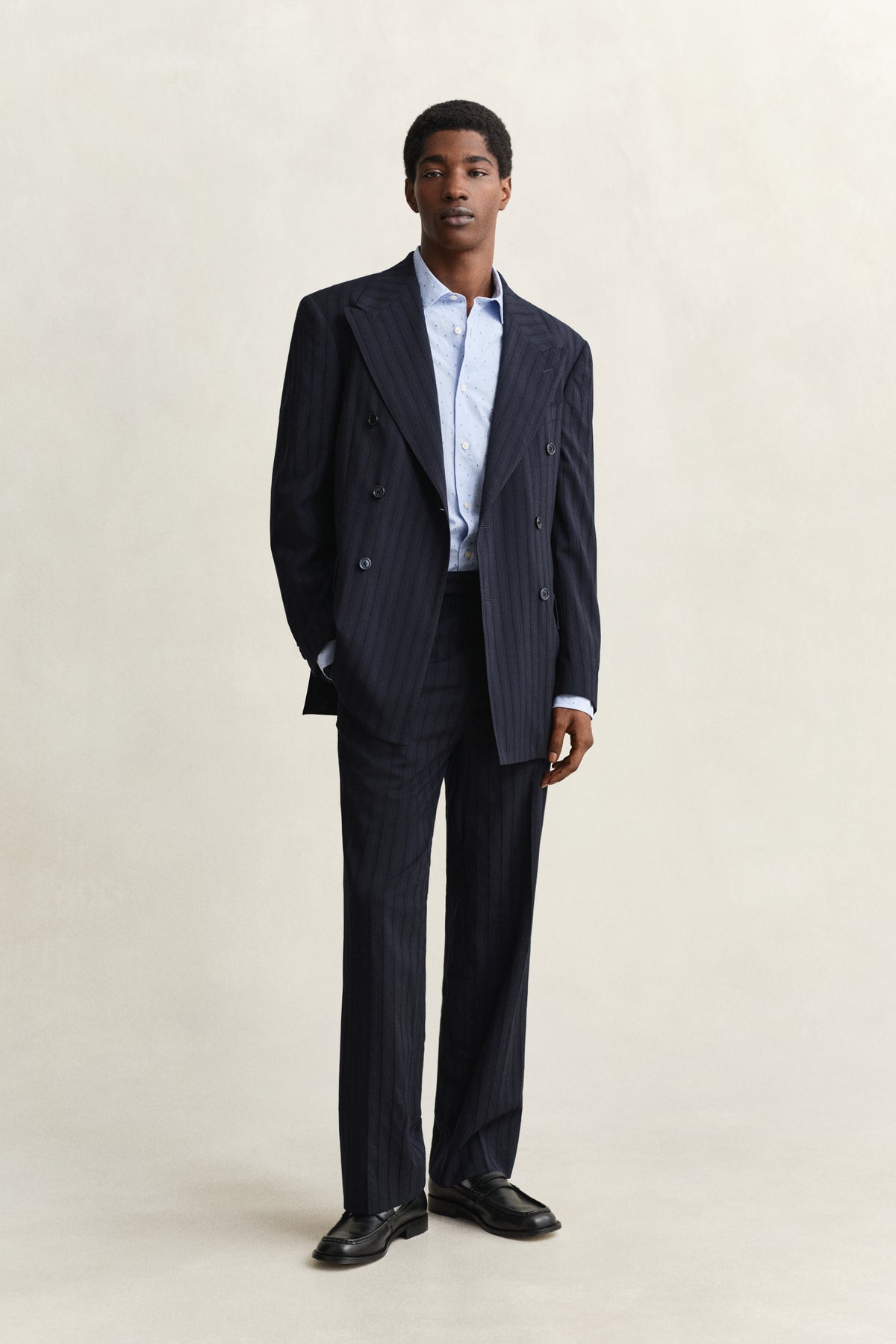 LAVENDER BLUE, REG FIL COUPE SHIRT BY GANT AU.