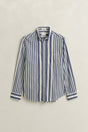 Striped Cotton Voile Shirt
