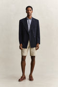 RICH NAVY, REG COTTON VOILE STRIPE SHIRT BY GANT AU.