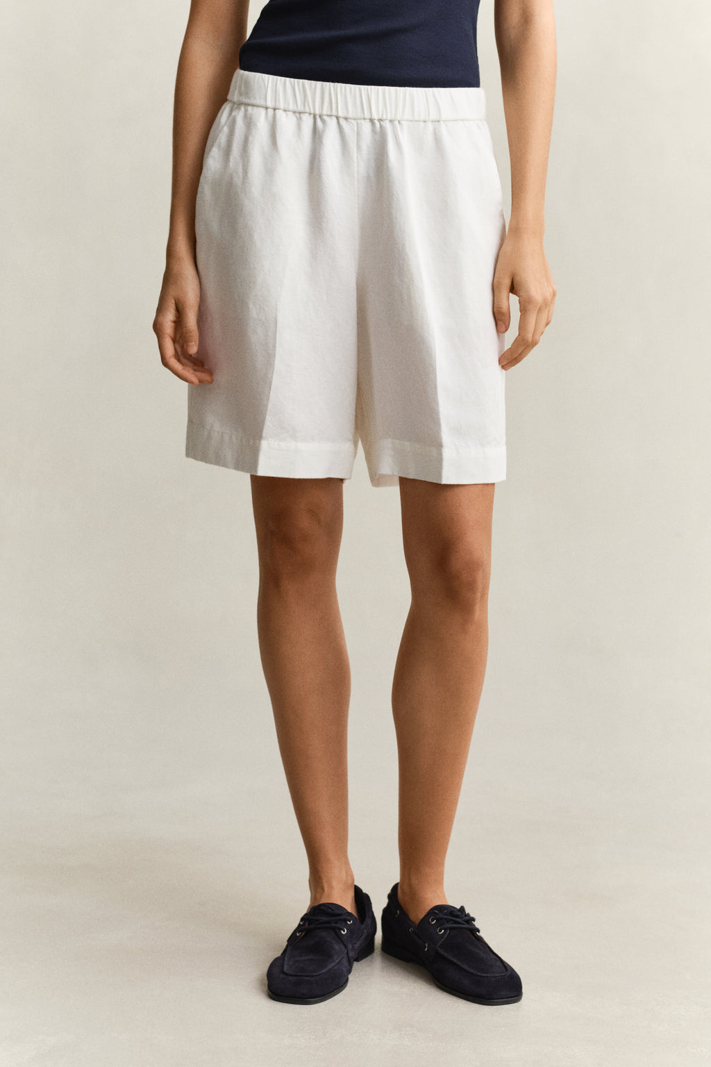 Linen Blend Shorts