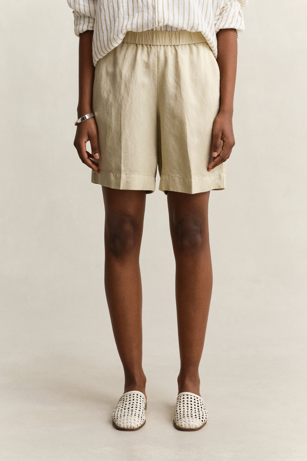 Linen Blend Shorts