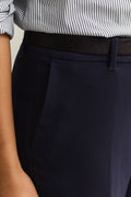 EVENING BLUE, Slim Flared Slacks, CLOSE-UP BY GANT AU.