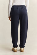 EVENING BLUE, REG SHIELD SWEATPANTS, BACK-VIEW BY GANT AU.
