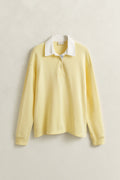 VANILLA YELLOW, RUGGER SWEATSHIRT, FLAT-LAY BY GANT AU.
