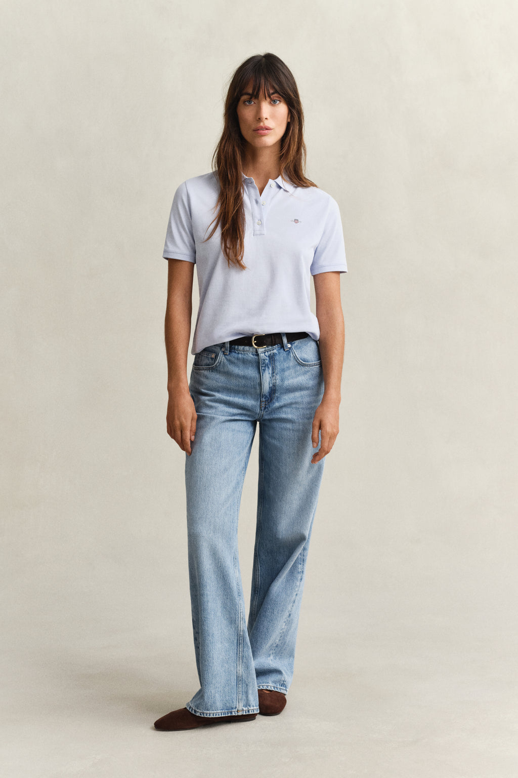 LIGHT BLUE, Regular Polo Shirt BY GANT AU.