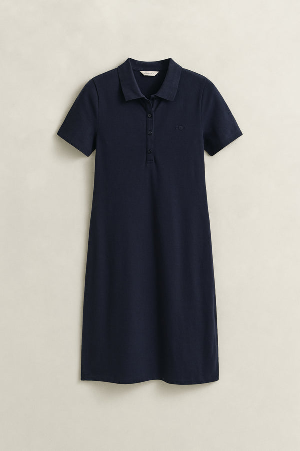Shield Piqué Polo Dress