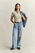 COUNTRY BEIGE, Slim Polo Shirt BY GANT AU.