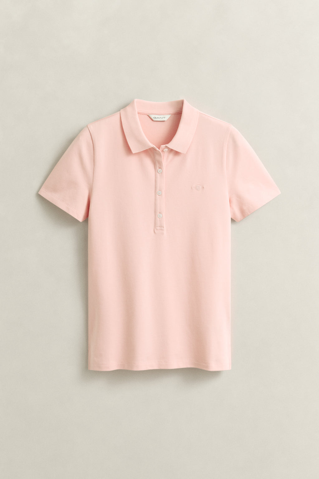 APRICOT PINK, Slim Polo Shirt, FLAT-LAY BY GANT AU.