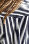 CLASSIC BLUE, REG CLASSIC POPLIN STRIPED SHIRT, CLOSE-UP BY GANT AU.