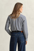 CLASSIC BLUE, REG CLASSIC POPLIN STRIPED SHIRT, BACK-VIEW BY GANT AU.