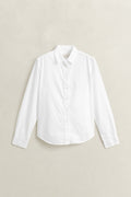WHITE, REG CLASSIC POPLIN SHIRT, FLAT-LAY BY GANT AU.