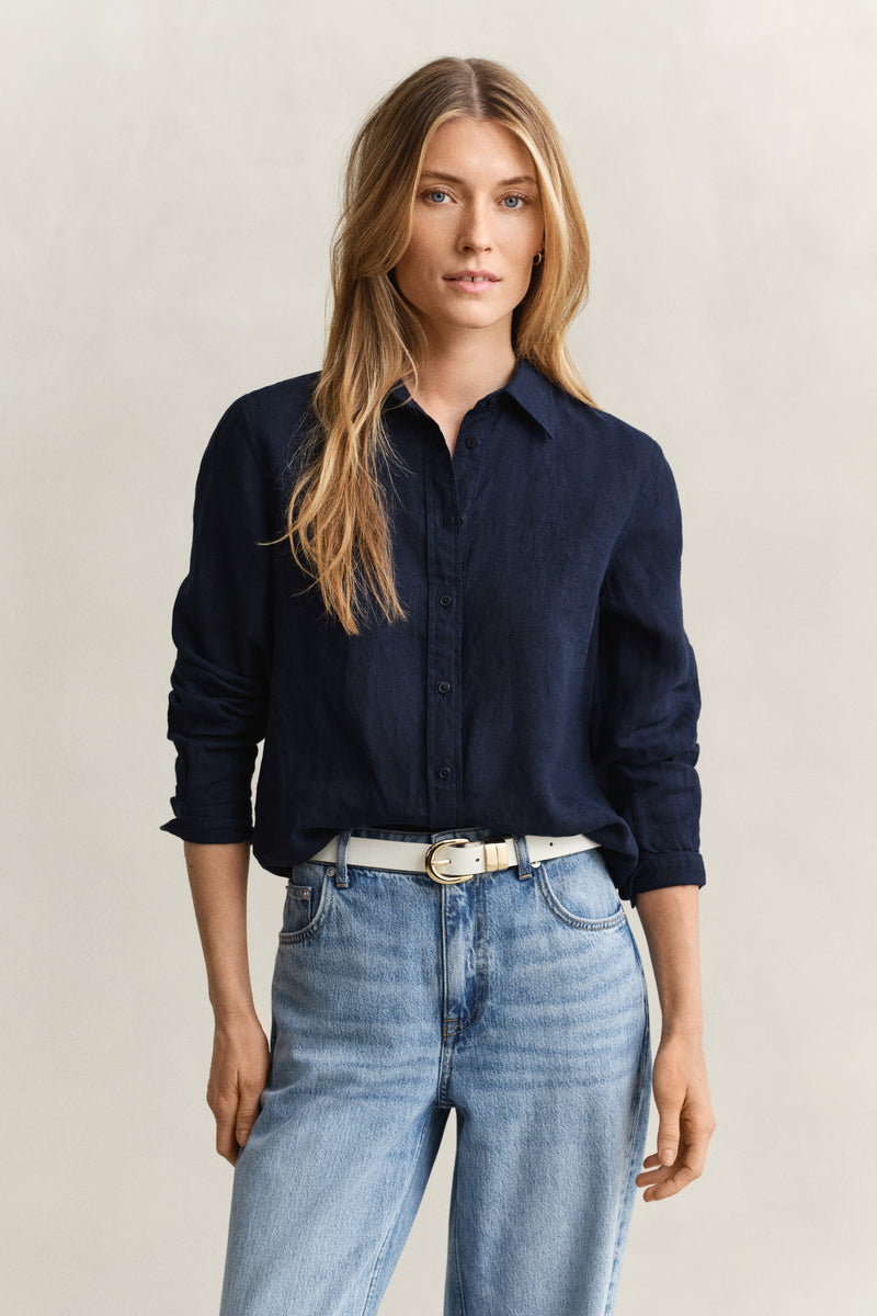 Regular Fit Linen Shirt