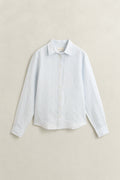 LIGHT BLUE, REG STRIPED LINEN LS SHIRT, FLAT-LAY BY GANT AU.