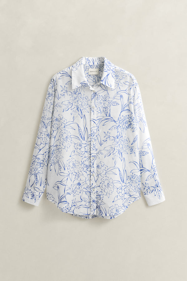 Floral Cotton Silk Shirt