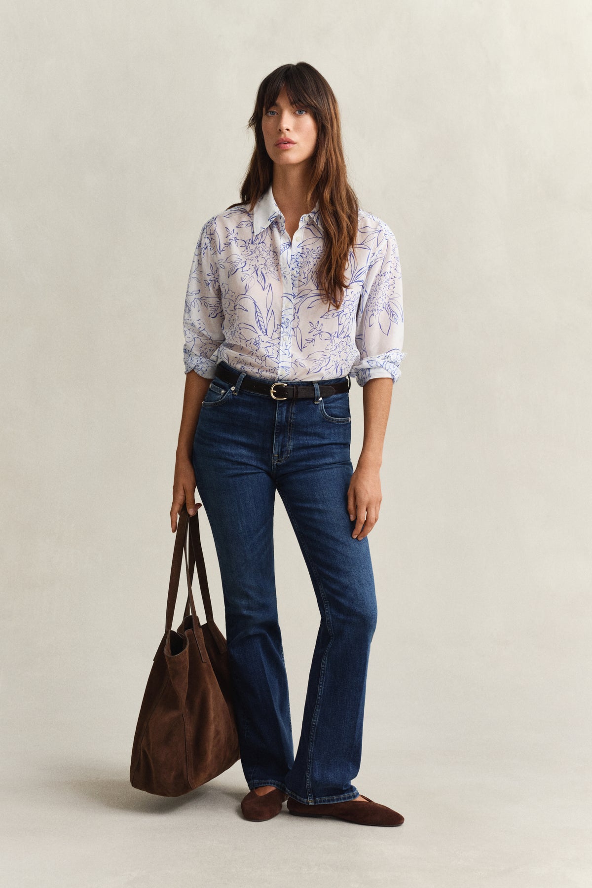 Floral Cotton Silk Shirt