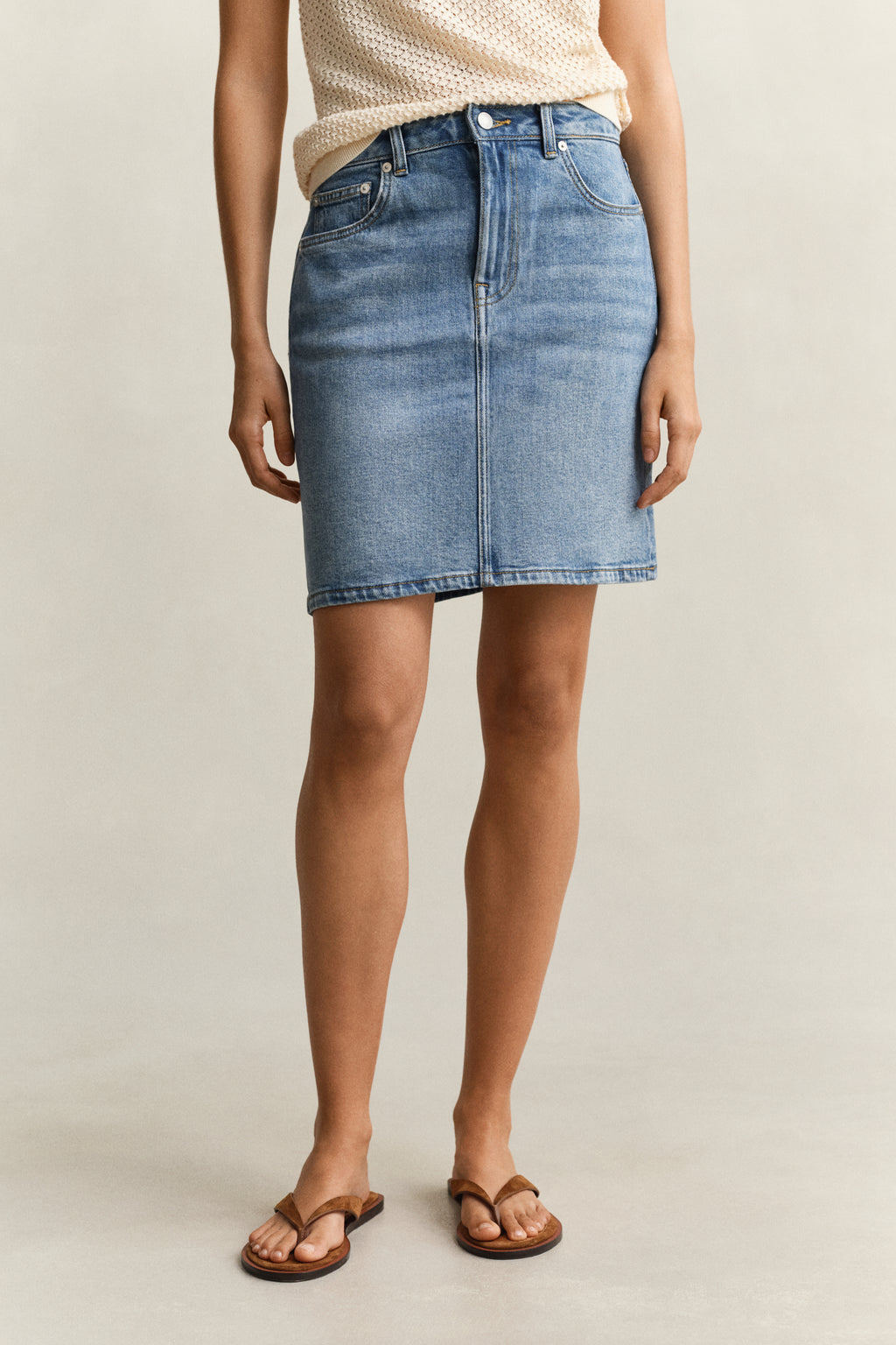Short Denim Skirt