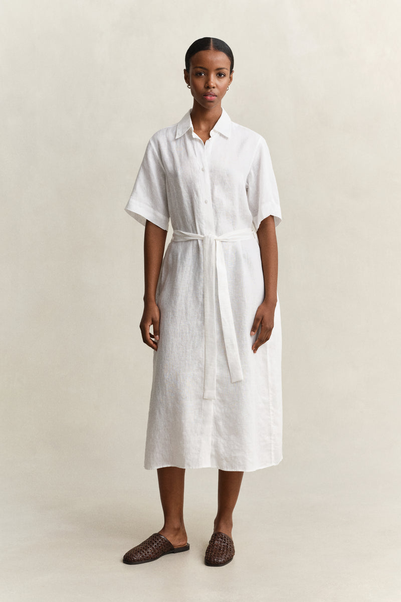 Linen Shirt Dress