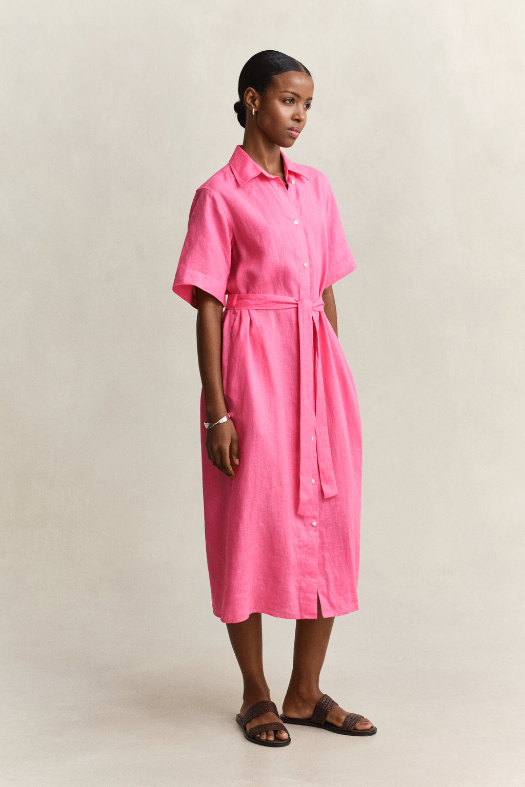 Linen Shirt Dress