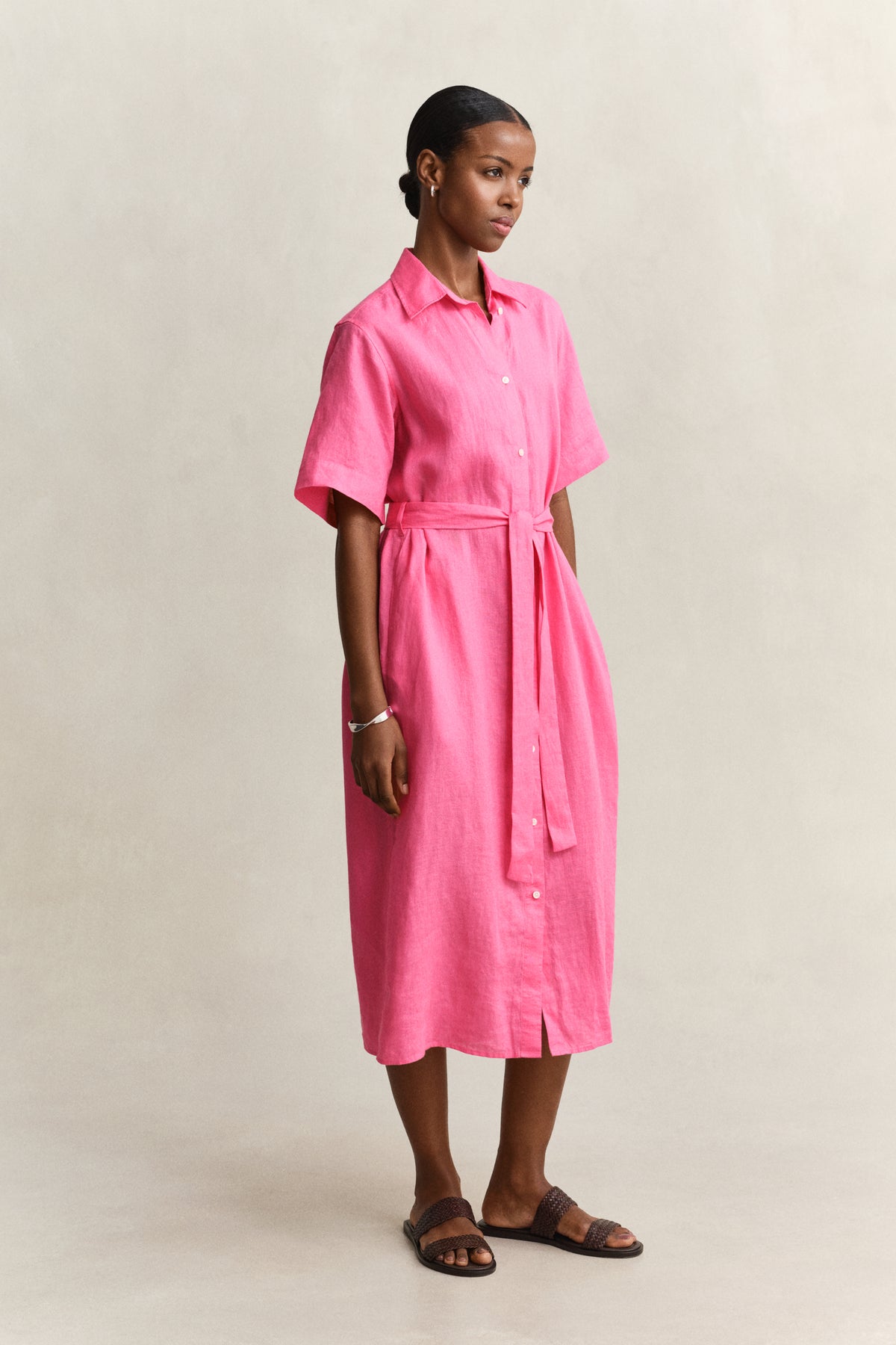 Linen Shirt Dress