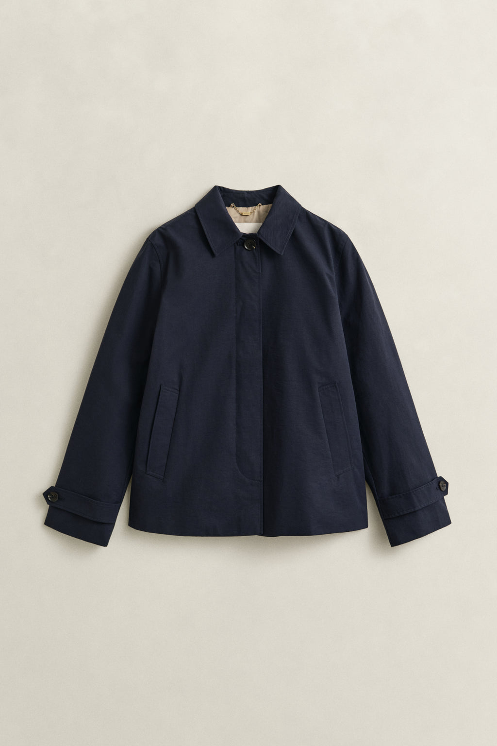 EVENING BLUE, Short Car Coat, FLAT-LAY BY GANT AU.