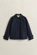 EVENING BLUE, Short Car Coat, FLAT-LAY BY GANT AU.