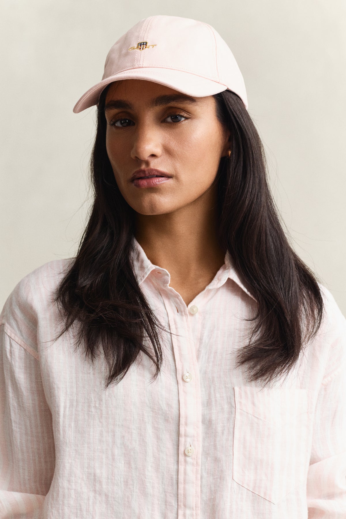 APRICOT PINK, Shield Cap BY GANT AU.